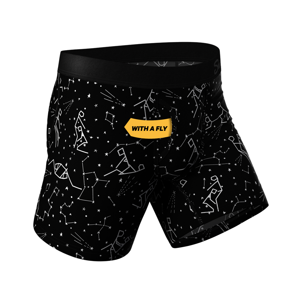 The Big Bang | Glow In The Dark Constellation Ball Hammock® Pouch Underwear With Fly