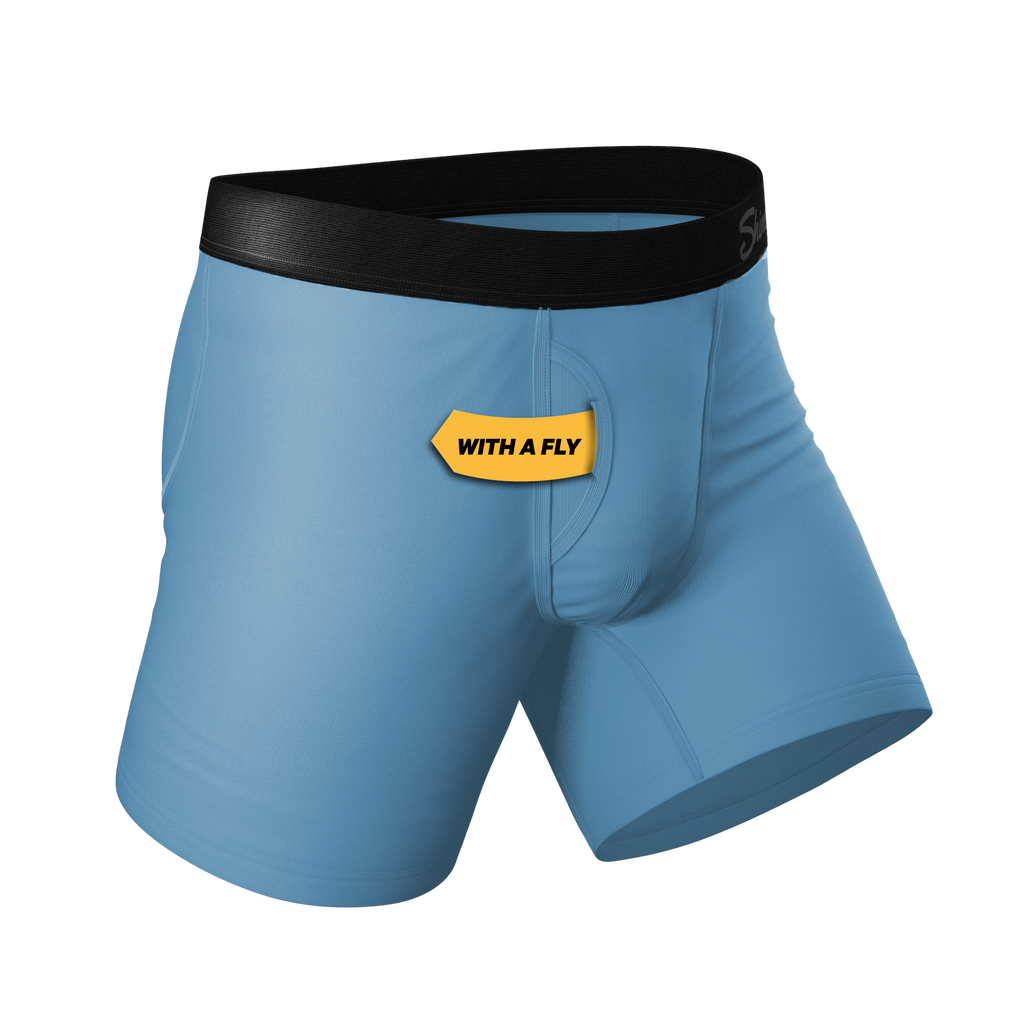 The Blue Ball Effect | Dusty Blue Ball Hammock® Pouch Underwear With Fly