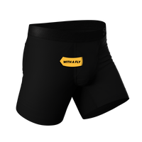 The Threat Level Midnight | Black Ball Hammock® Pouch Underwear With Fly