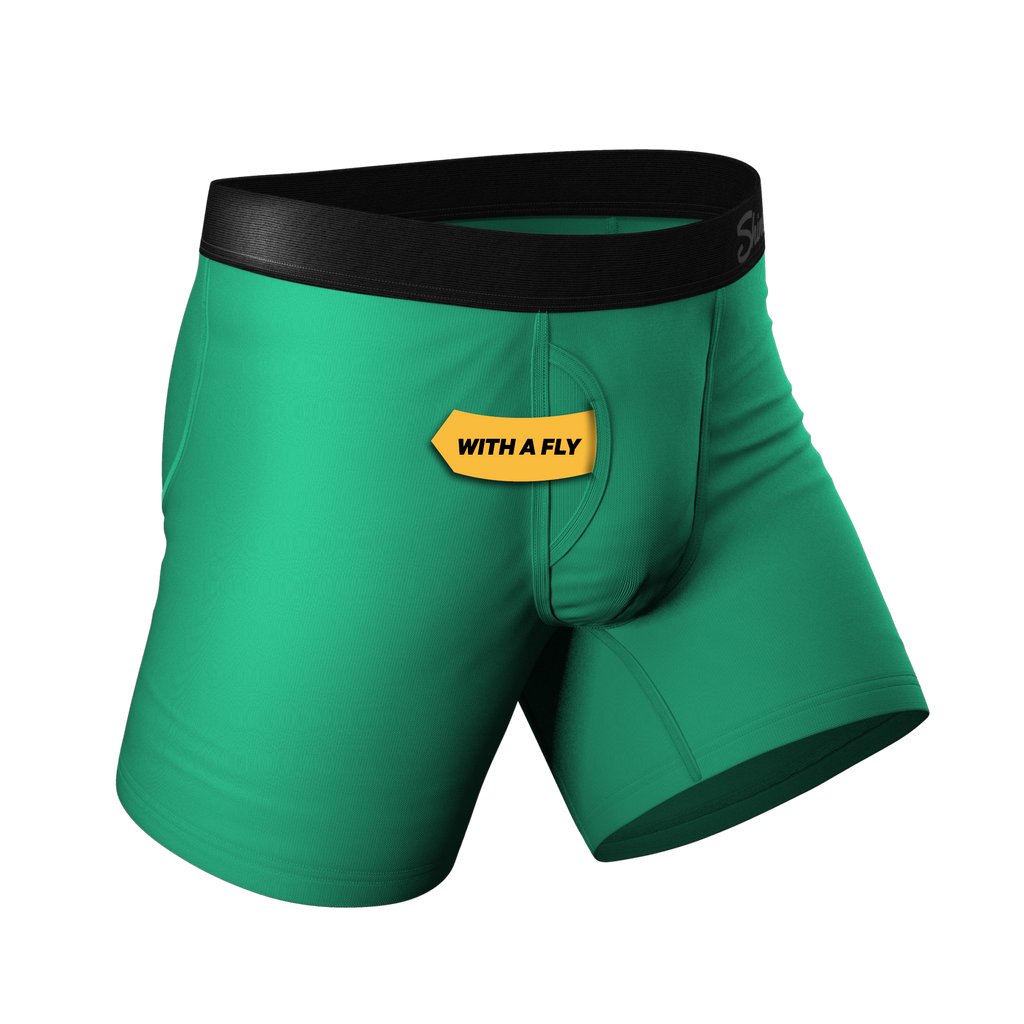 Green Ball Hammock® Pouch Underwear With Fly | The Green Boys