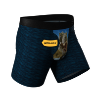 The Tyrant Lizard | Dinosaur Ball Hammock® Pouch Underwear With Fly
