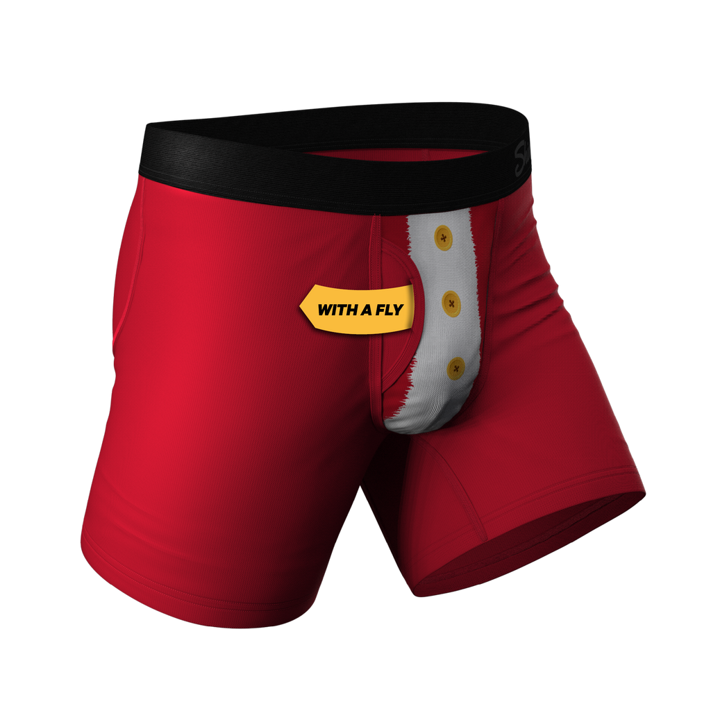 The St Knickers | Santa Belt Ball Hammock® Pouch Underwear With Fly