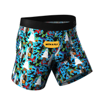 The Monster Smash | Halloween Ball Hammock® Boxers With Fly