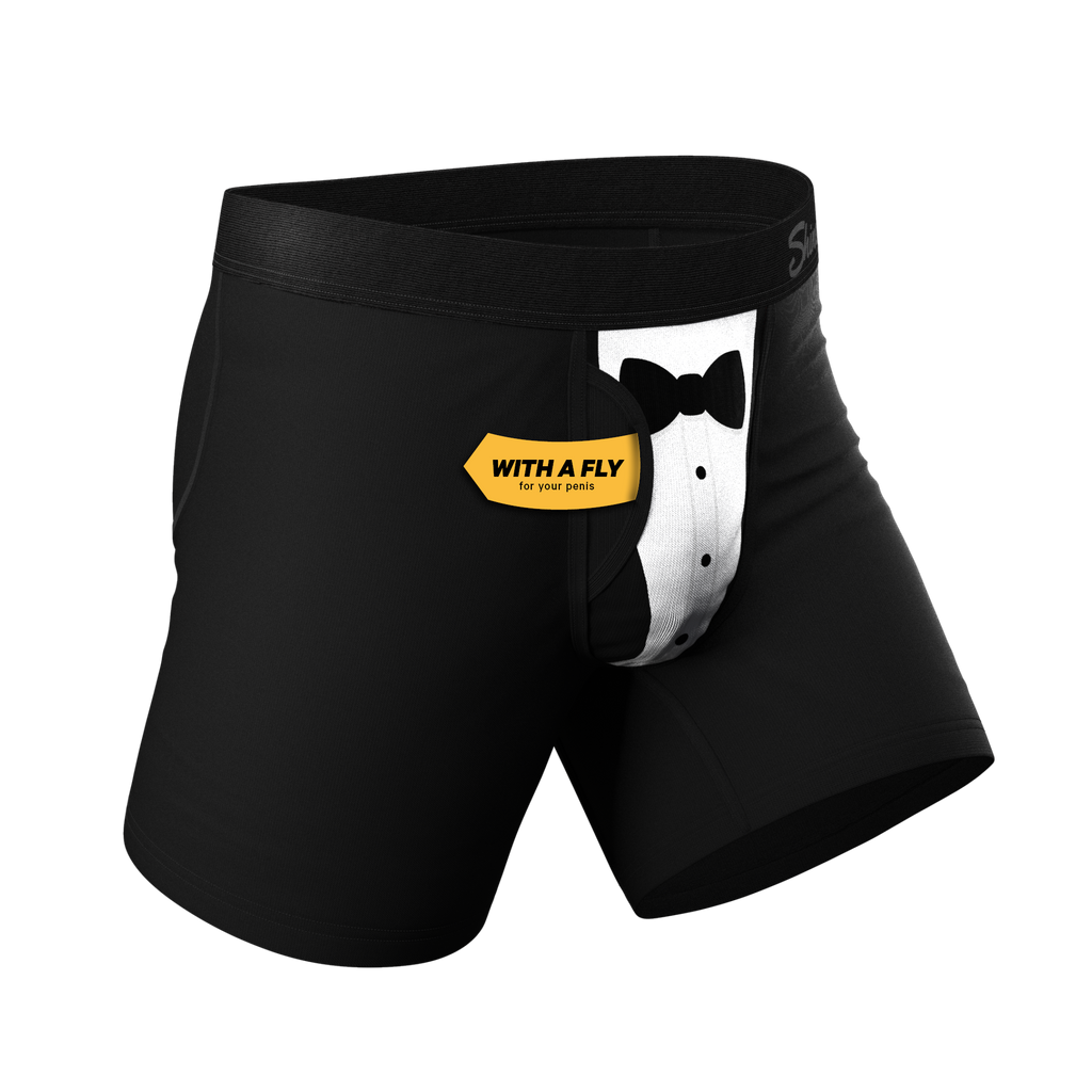 A pair of Ball Hammock® Pouch Boxer Briefs with Fly from The Bread Winners 5 Pack.