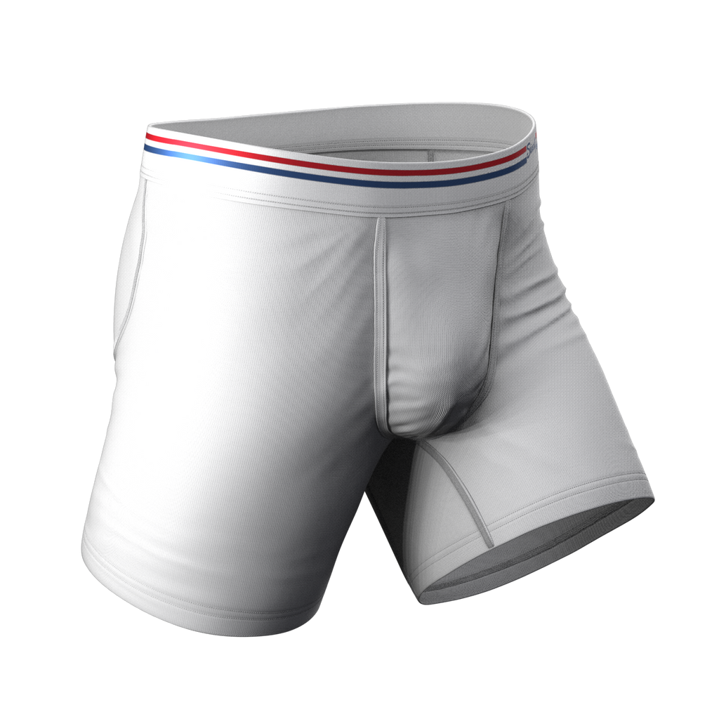 The Cloud 9 Ball Hammock® underwear with striped waistband.