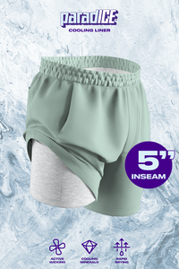 The Concrete Jungle | Sage Ball Hammock® 5 Inch Athletic Shorts