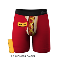 The Coney Islands | Hot Dog Long Leg Ball Hammock® Pouch Underwear With Fly