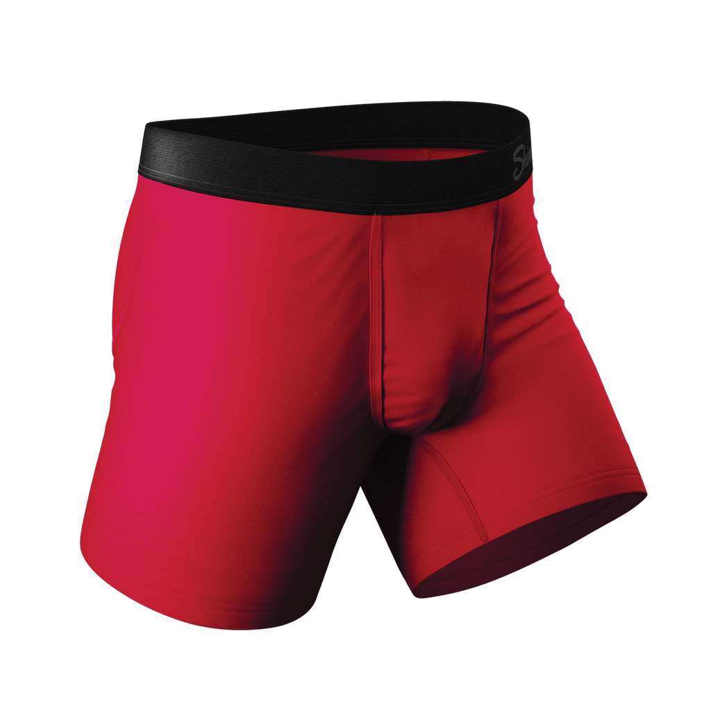 A pack of men's boxer briefs, ultra-soft MicroModal material, 3x softer than cotton.