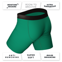 A pack of men's Crayola boxer briefs with Ball Hammock® Pouch design.