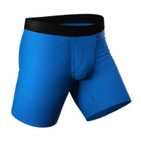 The Crown Jewels | Royal Blue Long Leg Ball Hammock® Pouch Underwear With Fly