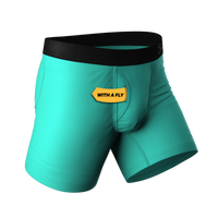 The Cyantific Theory | Turquoise Ball Hammock® Pouch Underwear With Fly