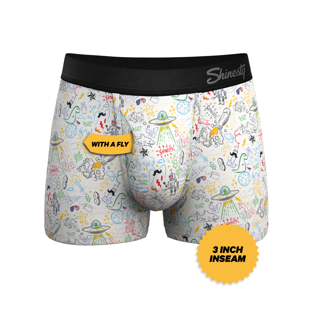 Doodle Men's Ball Hammock® Pouch Trunk Underwear | The Daily Detention