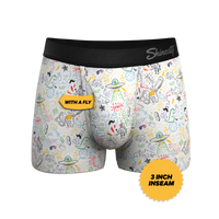 The Daily Detention | Doodle Ball Hammock® Pouch Trunk Underwear