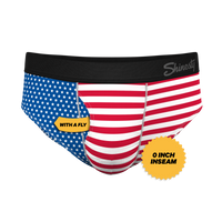 The Ellis Island | USA Flag Ball Hammock® Pouch Underwear Briefs