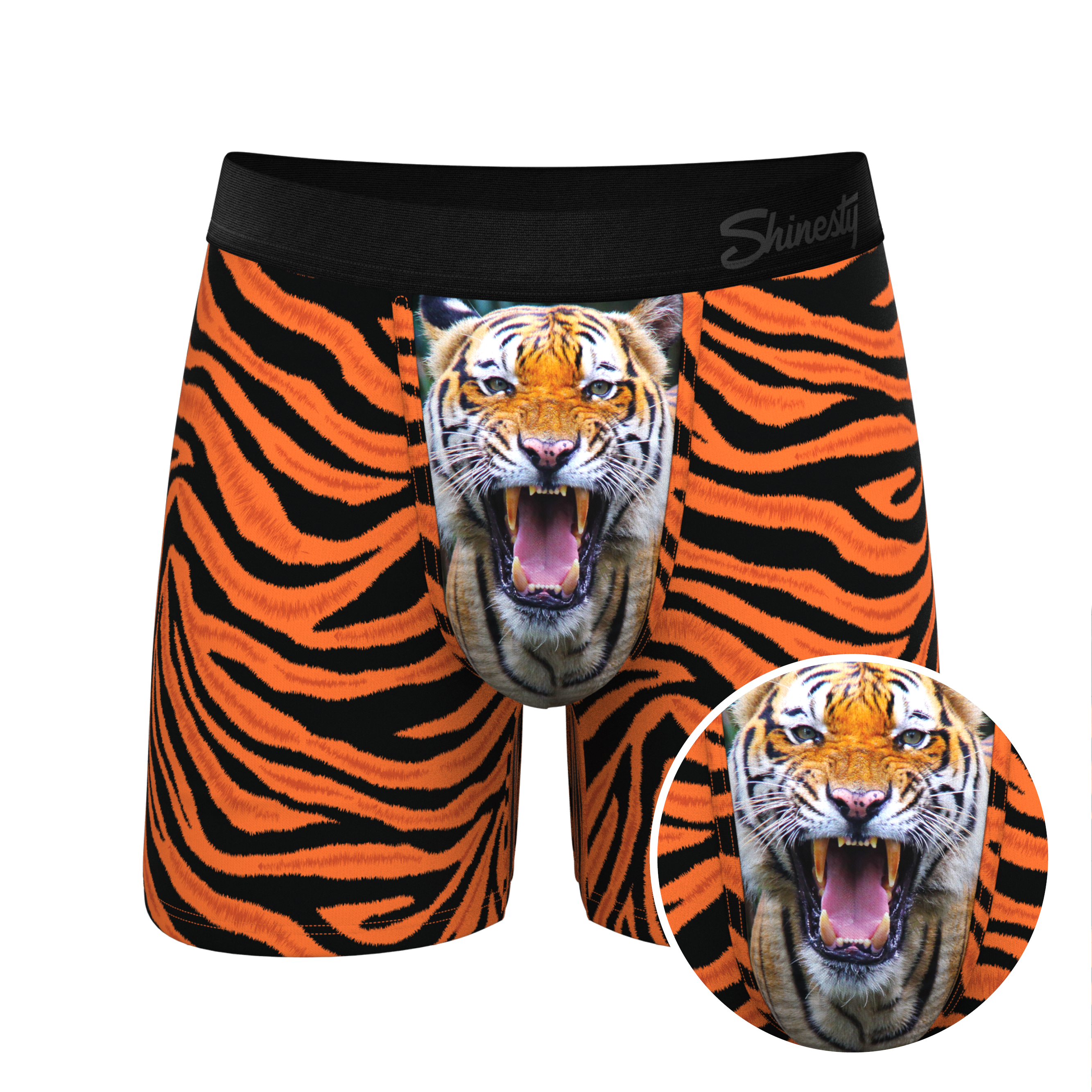 The Feral Feline | Tiger Print Ball Hammock® Pouch Underwear