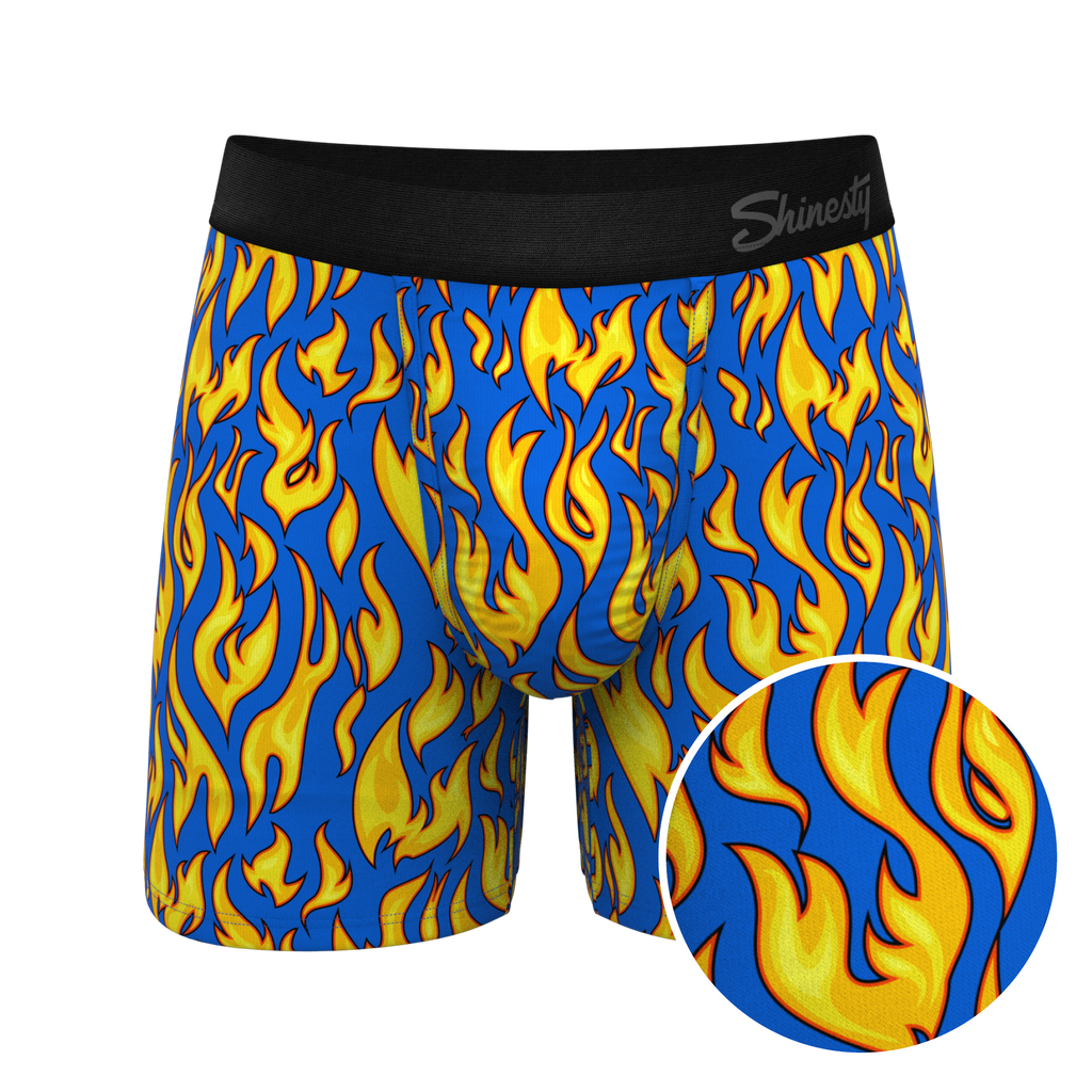 The Fire Crotch | Flames Ball Hammock® Pouch Underwear