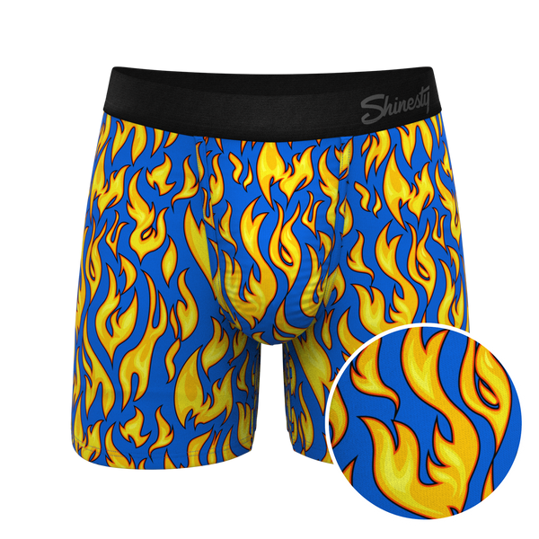 The Fire Crotch | Flames Ball Hammock® Pouch Underwear