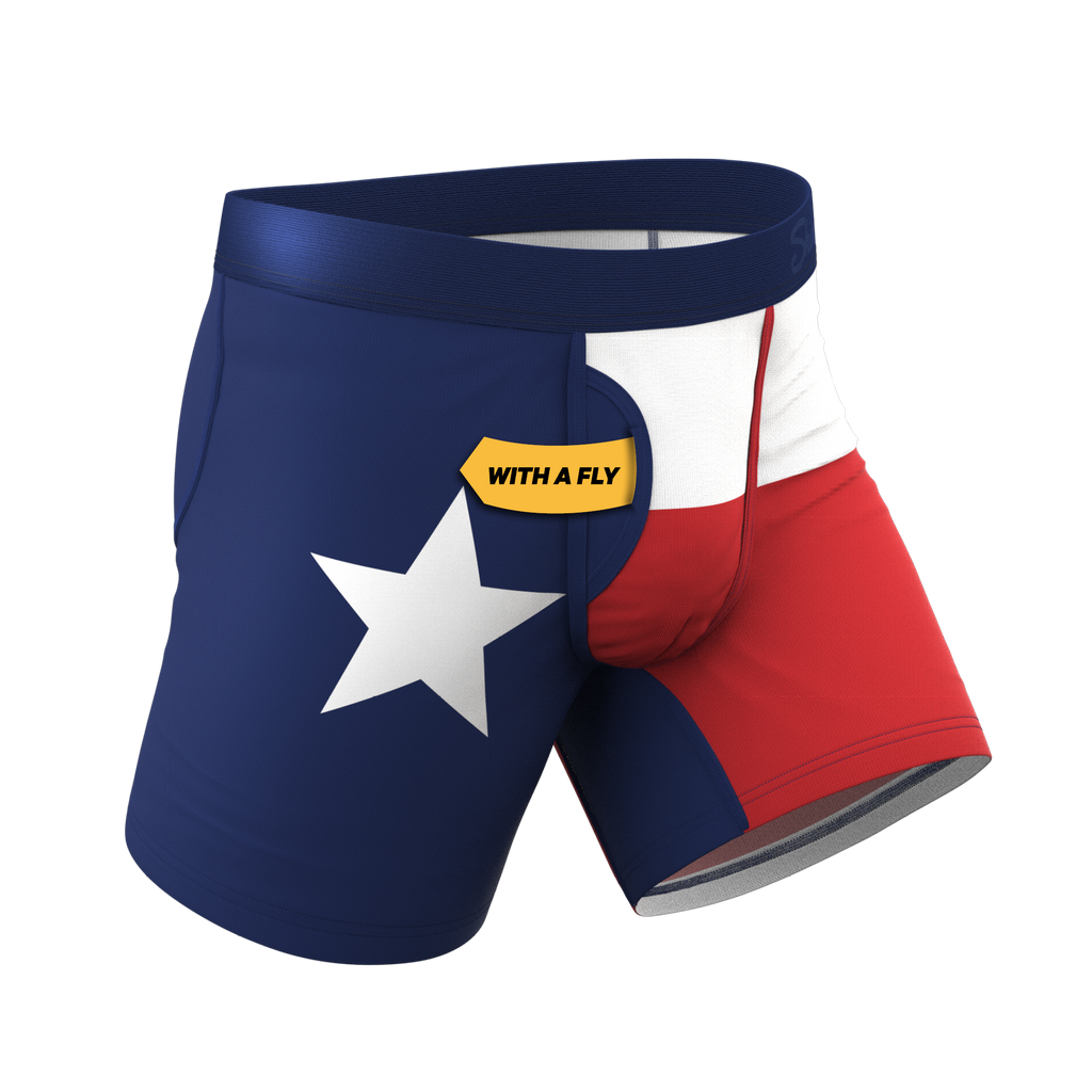 The First Rodeo | Texas Flag Ball Hammock® Pouch Underwear With Fly