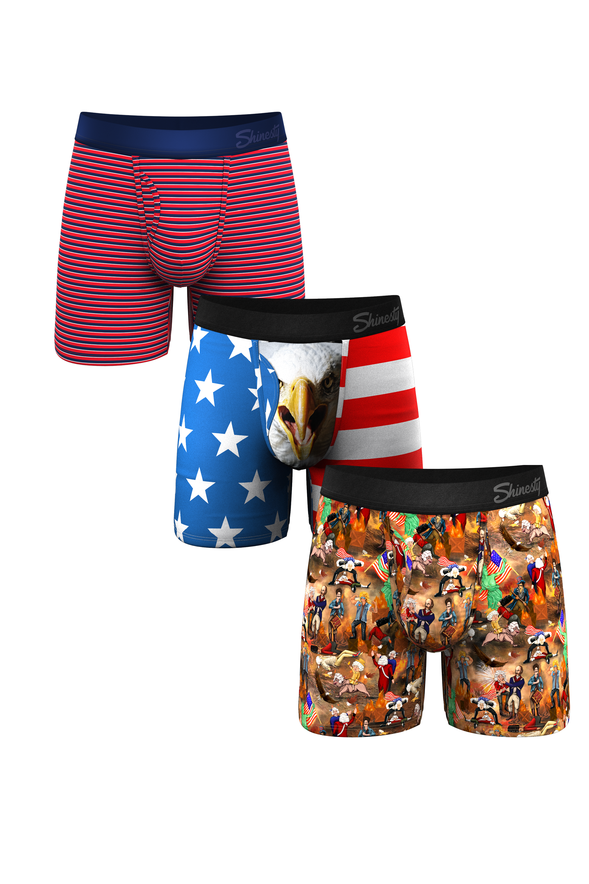 The Stars & Stripes // American Flag Ball Hammock® Pouch Underwear (XL) -  Shinesty Ball Hammock® Underwear - Touch of Modern