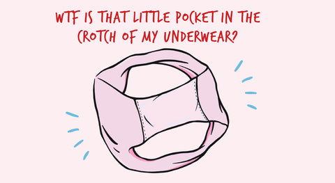 what is the little pocket in womens underwear for
