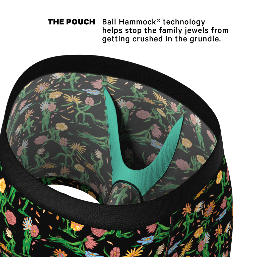 The Garden Of Breedin | Flower Print Ball Hammock® Pouch Underwear