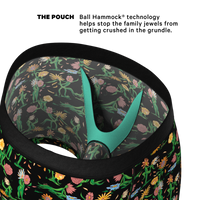 The Garden Of Breedin | Flower Print Ball Hammock® Pouch Underwear