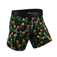 Flower print ball hammock boxer