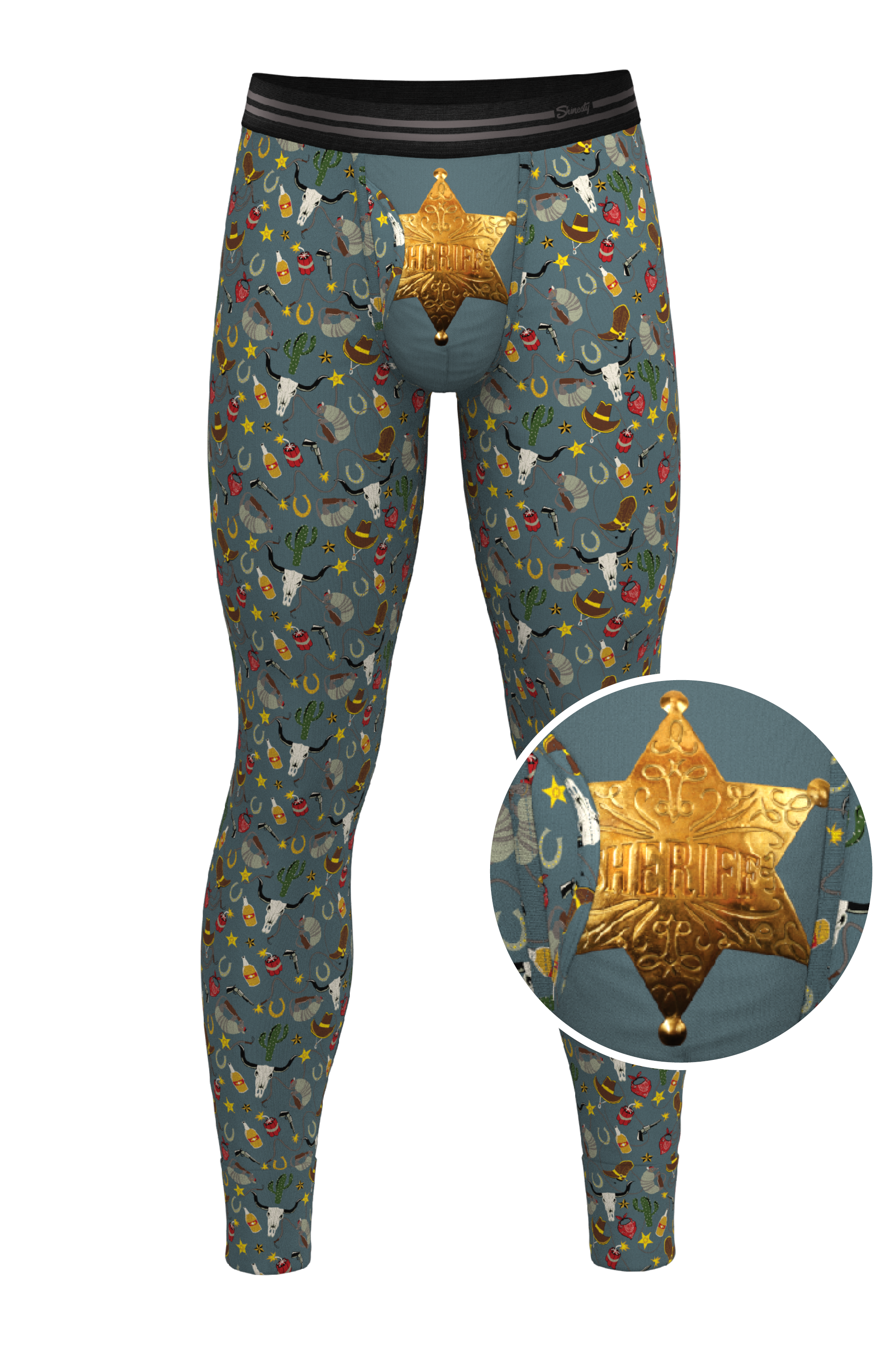 Sheriff Badge Long Underwear