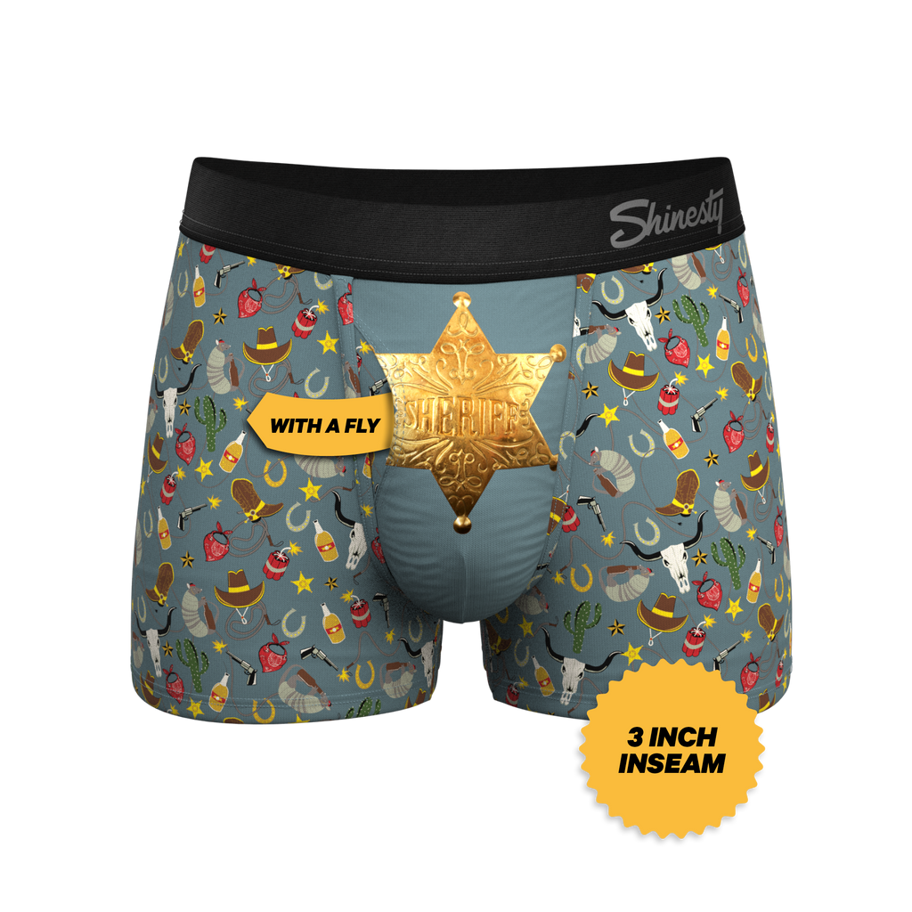 The Giddy Up | Sheriff Badge Ball Hammock® Pouch Trunk Underwear