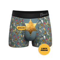 The Giddy Up | Sheriff Badge Ball Hammock® Pouch Trunk Underwear