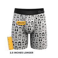The Hair Down There | Mullet Long Leg Ball Hammock® Pouch Underwear With Fly