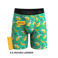 The Health Class | Retro Banana Long Leg Ball Hammock® Pouch Underwear with Fly