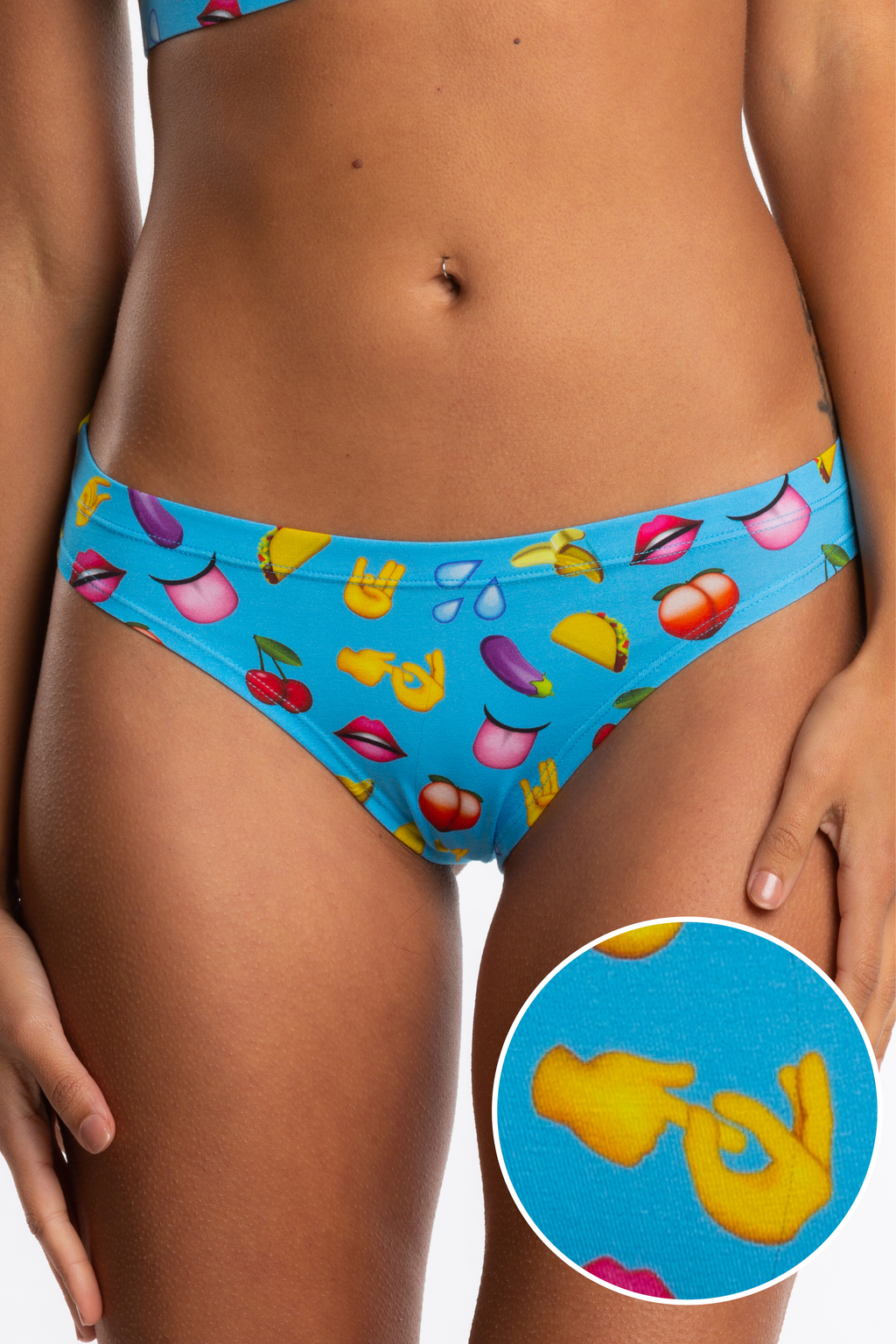 The Innuendo | Emoji Modal Bikini Underwear