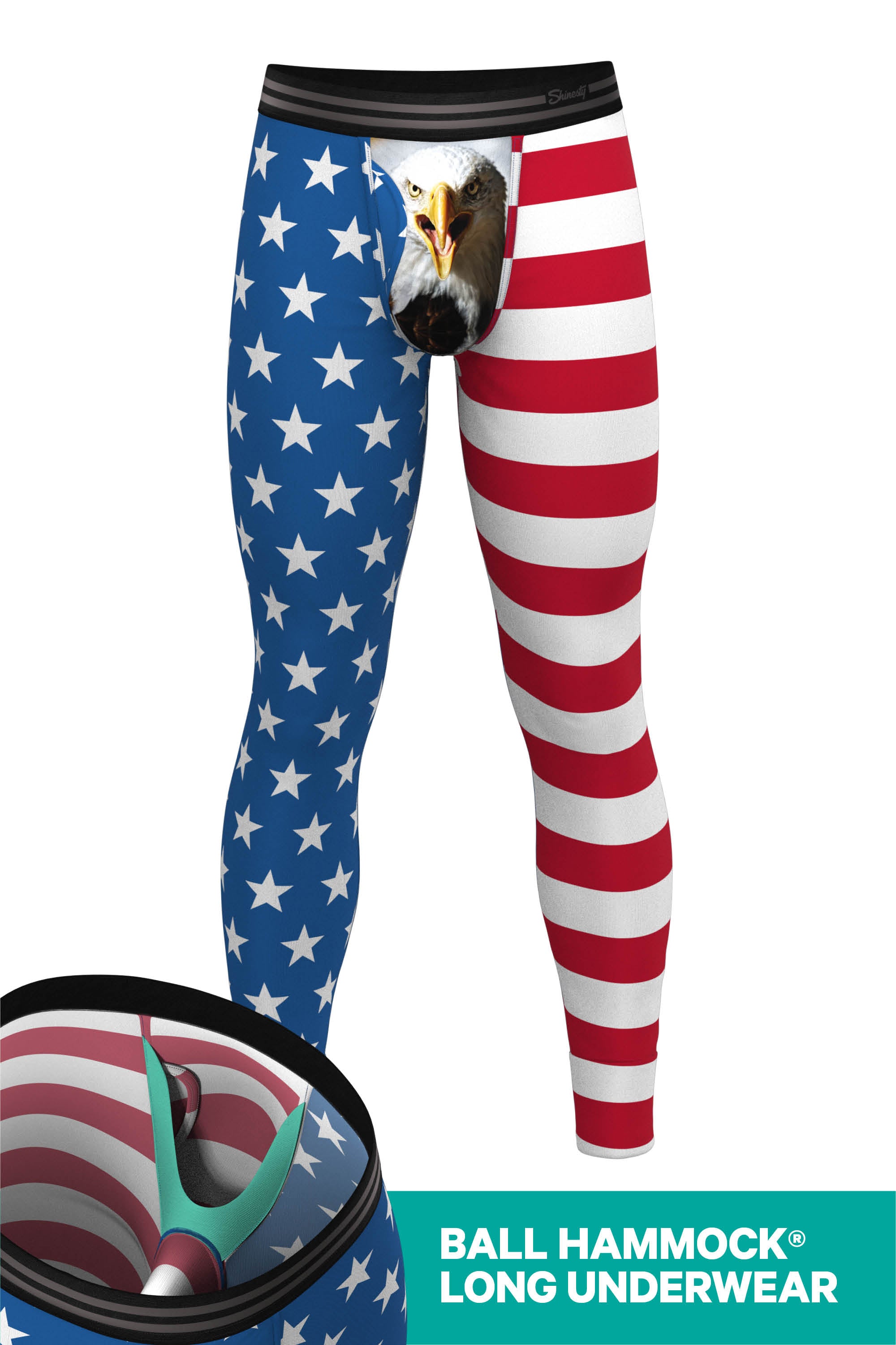 American Flag Long Underwear