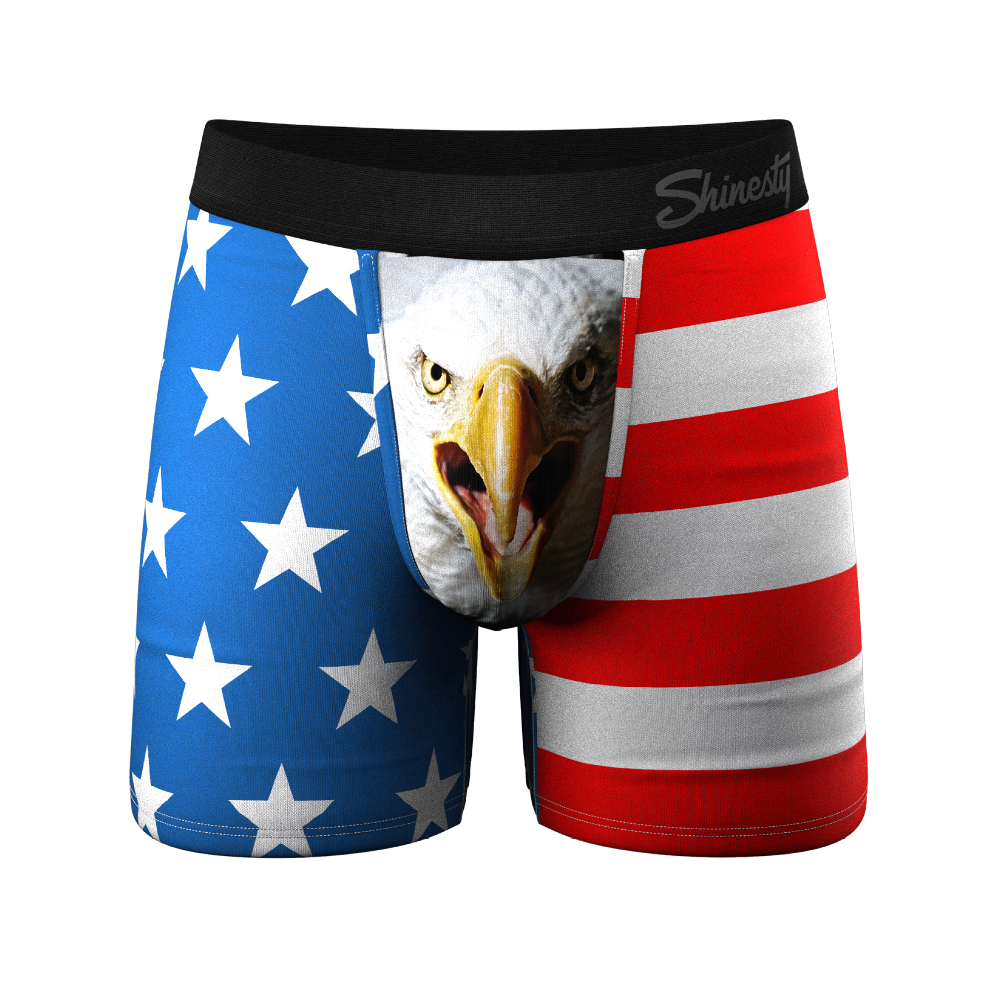 Vnurnrn Patriotic American Eagle Flag Usa Men's Underwear Boxer