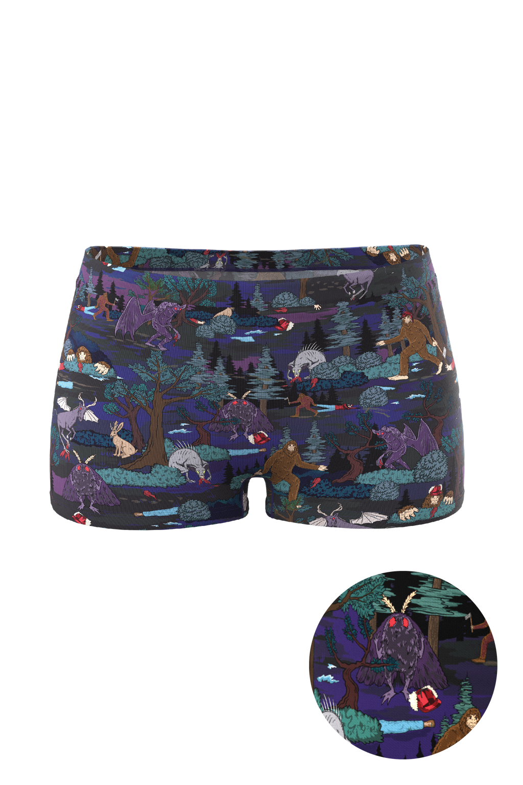 The Meal of Moths | Spooky Modal Boyshort Underwear