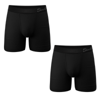 A pack of men's boxer briefs from The Midnight Rider collection.