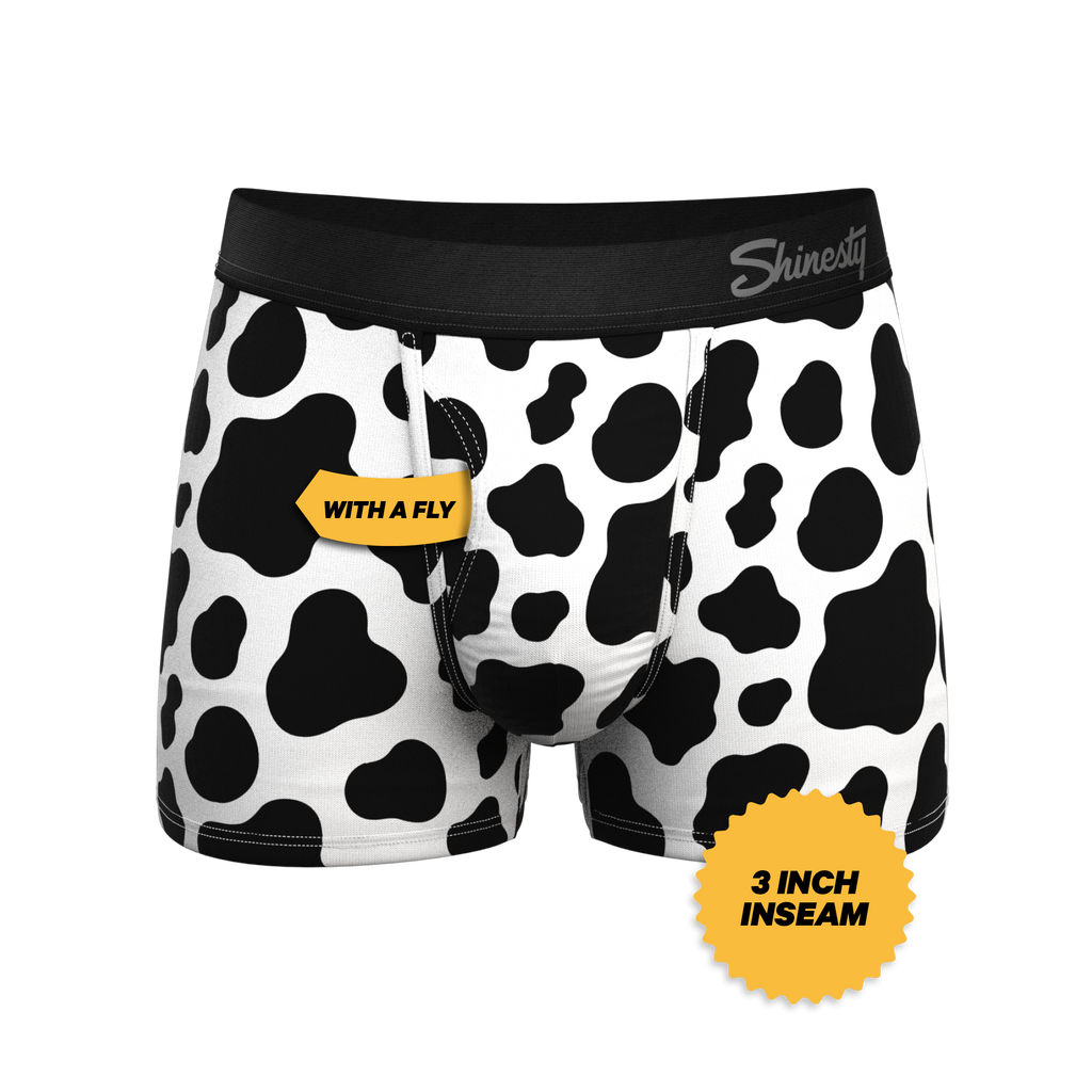The Milk Me | Cow Print Ball Hammock® Pouch Trunk Underwear
