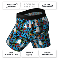 The Monster Smash | Long Leg Ball Hammock® Pouch Underwear With Fly Product Image