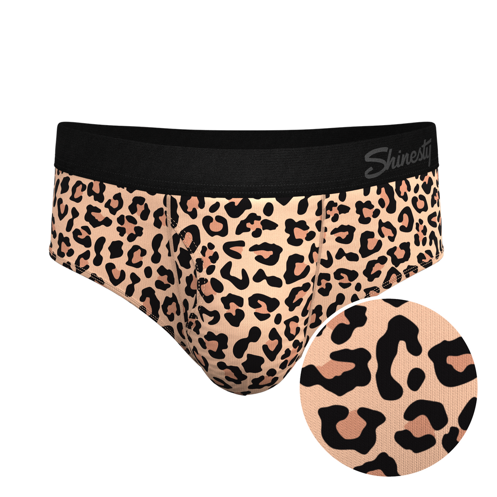 Leopard Print Men's Ball Hammock® Pouch Briefs | The Most Def