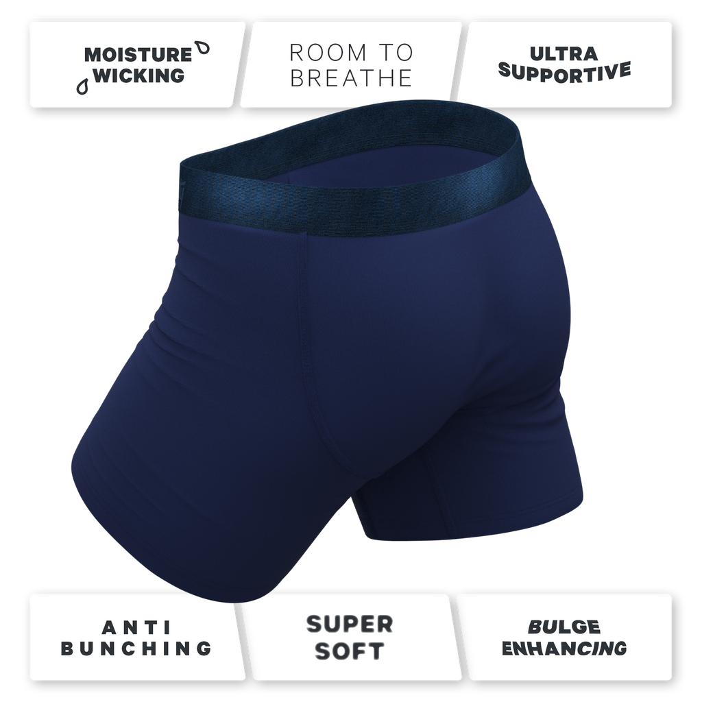 Navy jones boxers for men