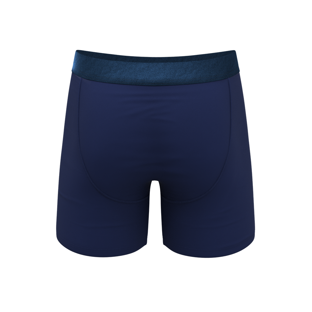 Fitted navy jones boxers