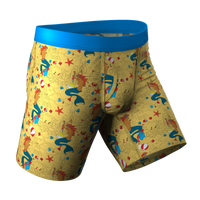 The Nudie Beach | Beach Long Leg Ball Hammock® Pouch Underwear With Fly