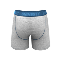 Grey with blue linings boxer shorts