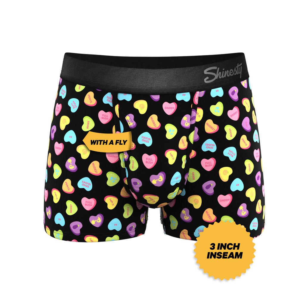 The Smooth Talker | Candy Hearts Ball Hammock® Pouch Trunks Underwear