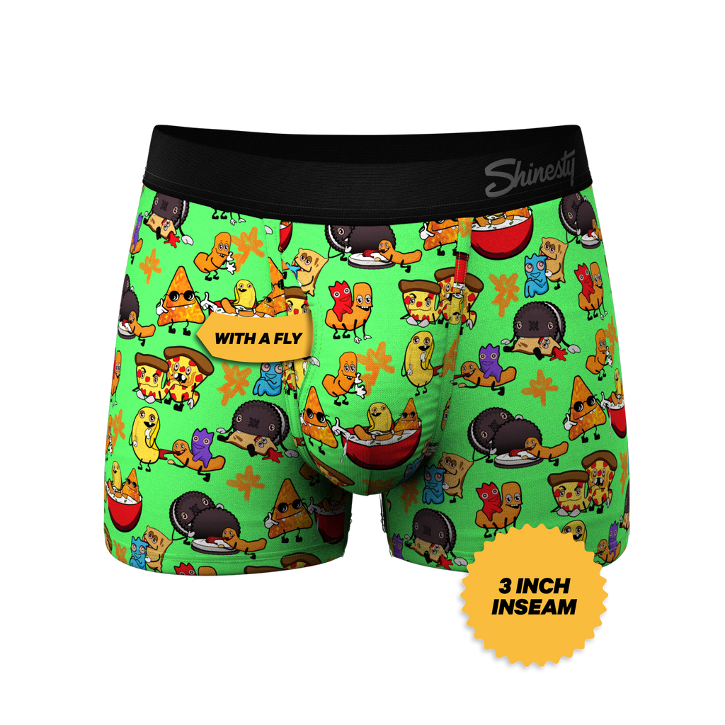 The Snackhanalia | Junk Food Ball Hammock® Pouch Trunks Underwear