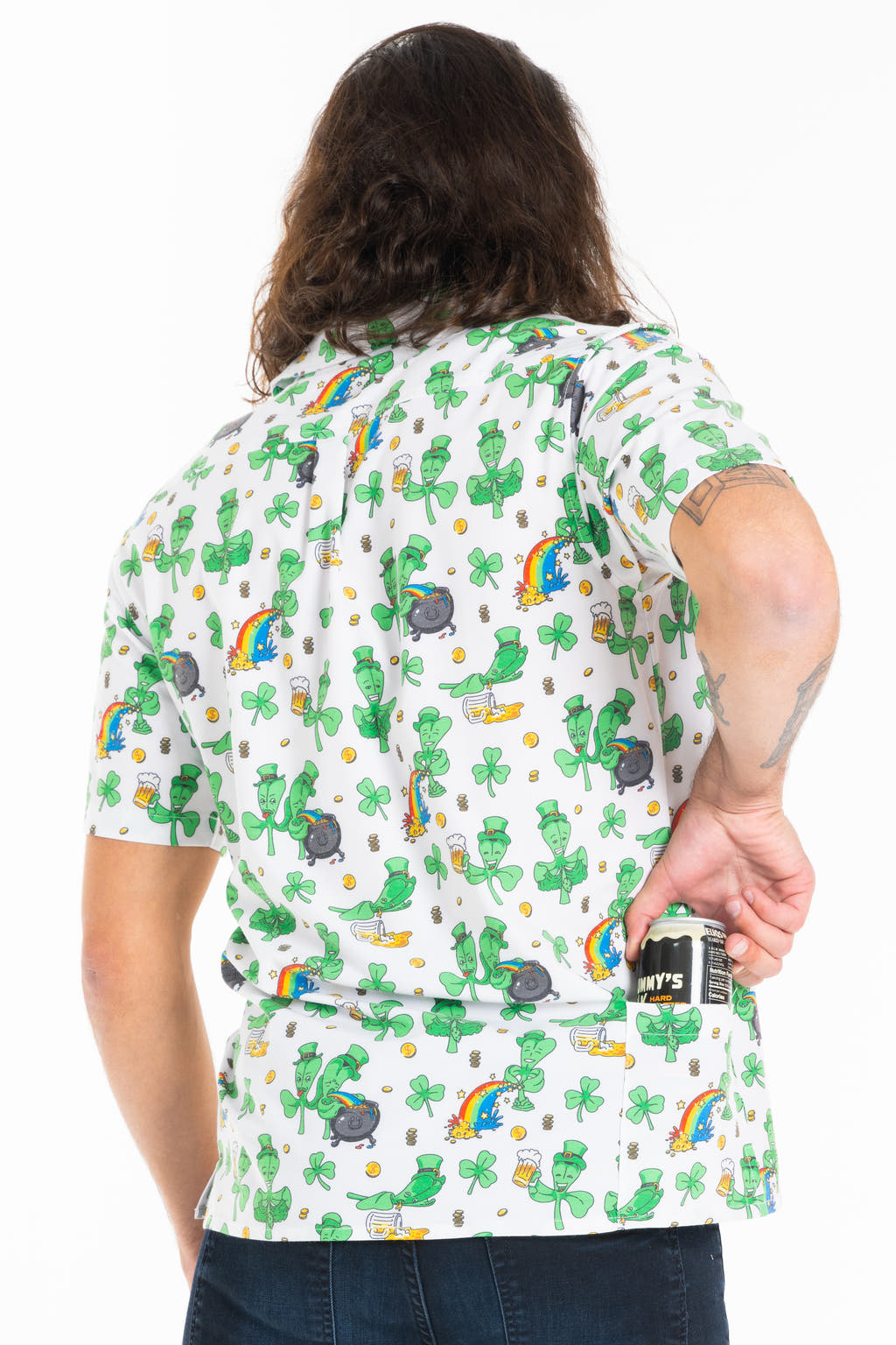 Clover leaf hawaiian shirt