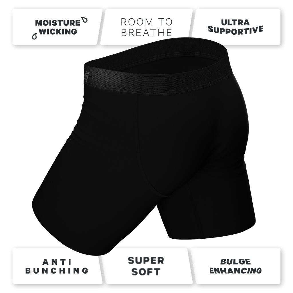 Men's long leg pouch underwear pack with ultra-soft MicroModal material. Ash and Ember 3 pack for ultimate comfort.