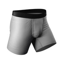 A pack of men's boxer briefs with ultra-soft material for ultimate comfort.