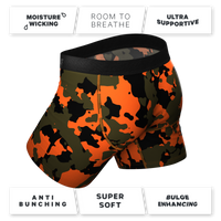 A pack of men's underwear with a unique Ball Hammock® Pouch design.
